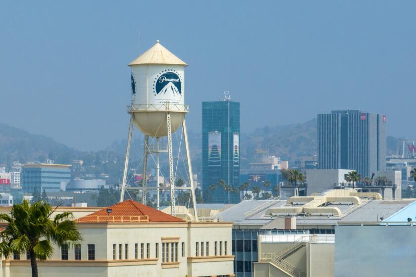 Hollywood, CA - June 05: Paramount Pictures studio lot at 5555 Melrose Ave. on Wednesday, June 5, 2024 in Hollywood, CA. (Brian van der Brug / Los Angeles Times)