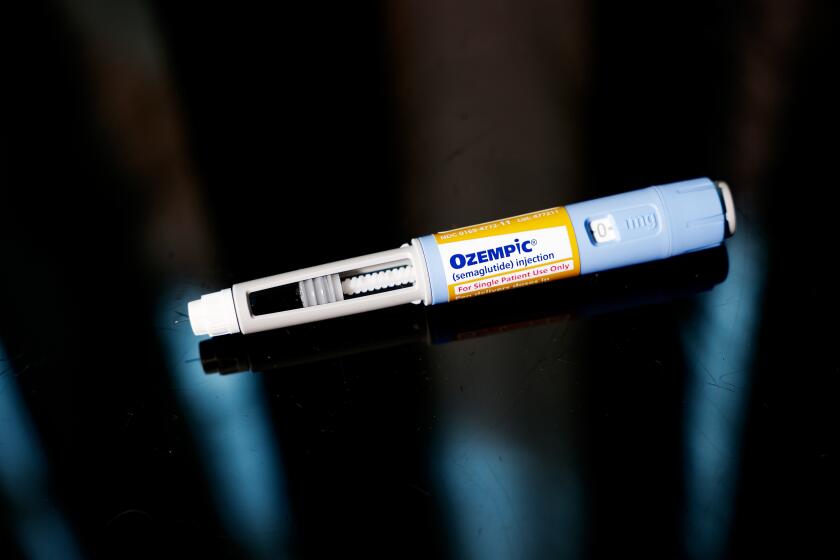 BEVERLY HILLS-CA-FEBRUARY 15, 2024: An Ozempic injection pen is photographed in Beverly Hills on February 15, 2024. (Christina House / Los Angeles Times)