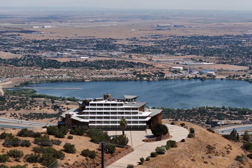 Hilltop mansion in Palmdale